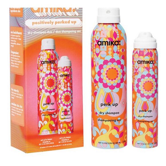 Amika Positively Perked Up Dry Shampoo Duo(Dry Shampoo 5.3 oz+1.8 oz) - Picture 1 of 1